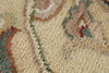 8x10 Black and Ivory Turkish Silk Rug