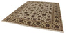 8x10 Ivory and Gold Turkish Silk Rug