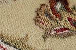 8x10 Light Blue and Ivory Turkish Silk Rug