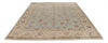 8x10 Light Blue and Ivory Turkish Silk Rug