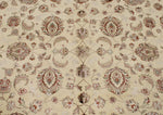 8x10 Ivory and Beige Turkish Silk Rug