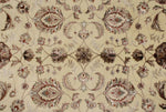 8x10 Ivory and Beige Turkish Silk Rug