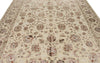 8x10 Ivory and Beige Turkish Silk Rug