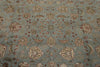 10x14 Light Blue and Ivory Turkish Silk Rug
