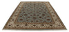 10x14 Light Blue and Ivory Turkish Silk Rug