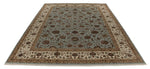 10x14 Light Blue and Ivory Turkish Silk Rug