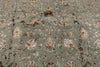 10x14 Light Blue and Ivory Turkish Silk Rug