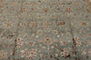 10x14 Light Blue and Ivory Turkish Silk Rug