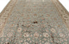 10x14 Light Blue and Ivory Turkish Silk Rug