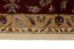 10x14 Ivory and Red Turkish Silk Rug