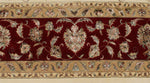 10x14 Ivory and Red Turkish Silk Rug