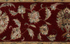 10x14 Ivory and Red Turkish Silk Rug