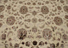9x12 Ivory and Beige Turkish Silk Rug