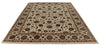 9x12 Ivory and Beige Turkish Silk Rug