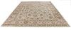 9x12 Ivory and Beige Turkish Silk Rug