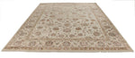 9x12 Ivory and Beige Turkish Silk Rug