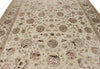 9x12 Ivory and Beige Turkish Silk Rug