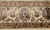 9x12 Ivory and Beige Turkish Silk Rug