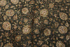 8x8 Gray and Ivory Turkish Silk Rug