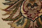 8x8 Gray and Ivory Turkish Silk Rug