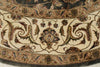 8x8 Gray and Ivory Turkish Silk Rug