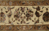 8x10 Light Green and Ivory Turkish Silk Rug