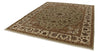 8x10 Light Green and Ivory Turkish Silk Rug