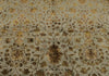 8x10 Gray and Ivory Turkish Silk Rug