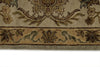 8x10 Gray and Ivory Turkish Silk Rug