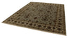 8x10 Gray and Ivory Turkish Silk Rug
