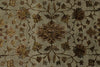 8x10 Gray and Ivory Turkish Silk Rug