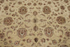 8x10 Ivory and Black Turkish Silk Rug