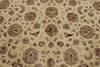 8x10 Ivory and Black Turkish Silk Rug