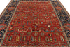 9x12 Red and Multicolor Anatolian Traditional Rug