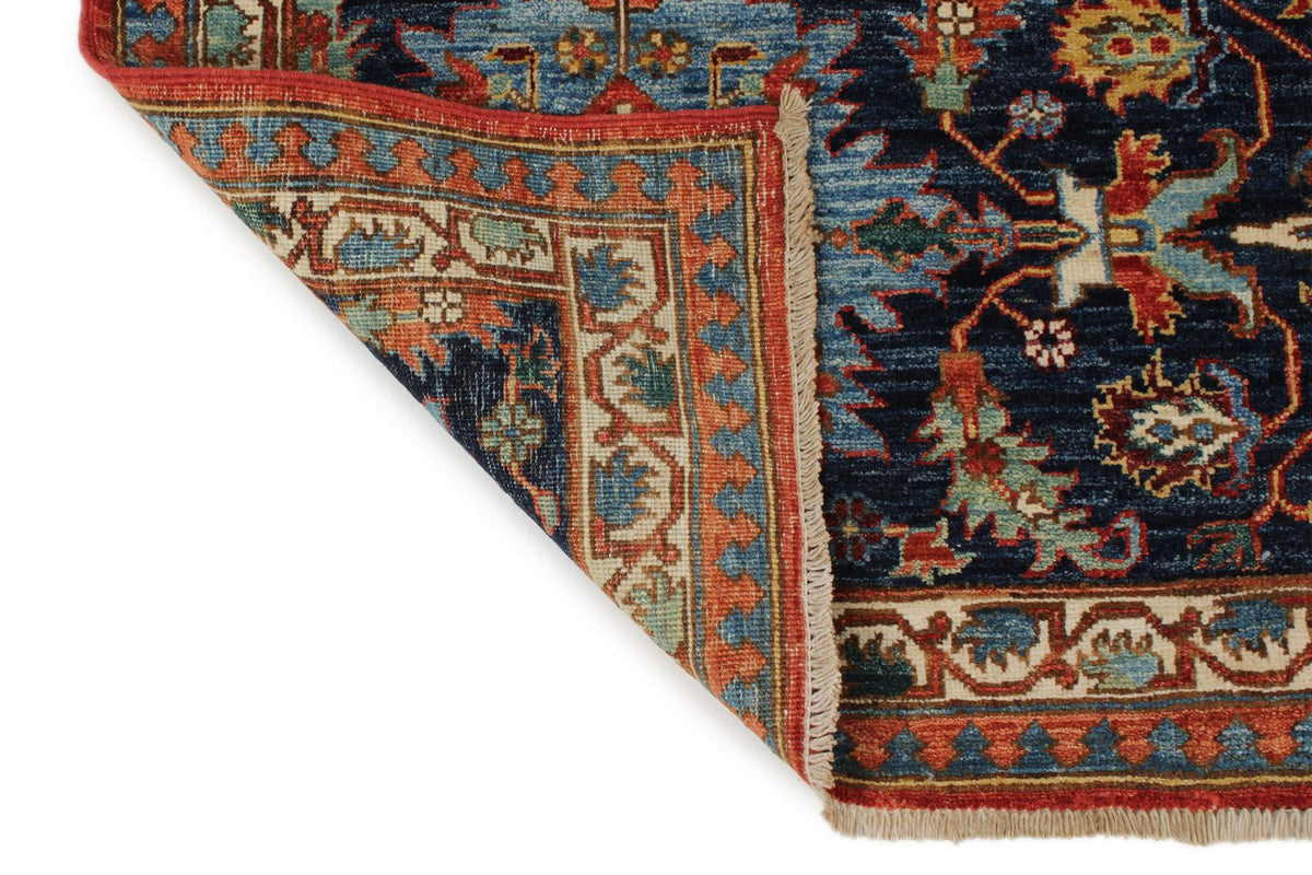 9x12 Red and Multicolor Anatolian Traditional Rug
