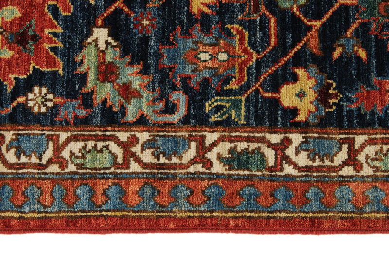 9x12 Red and Multicolor Anatolian Traditional Rug