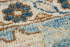 9x11 Light Blue and Blue Anatolian Traditional Rug