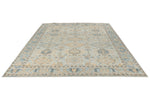9x11 Light Blue and Blue Anatolian Traditional Rug