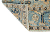 9x11 Light Blue and Blue Anatolian Traditional Rug