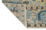 9x11 Light Blue and Blue Anatolian Traditional Rug