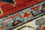 9x12 Red and Navy Anatolian Traditional Rug