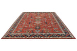 9x12 Red and Navy Anatolian Traditional Rug