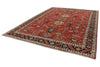 9x12 Red and Navy Anatolian Traditional Rug