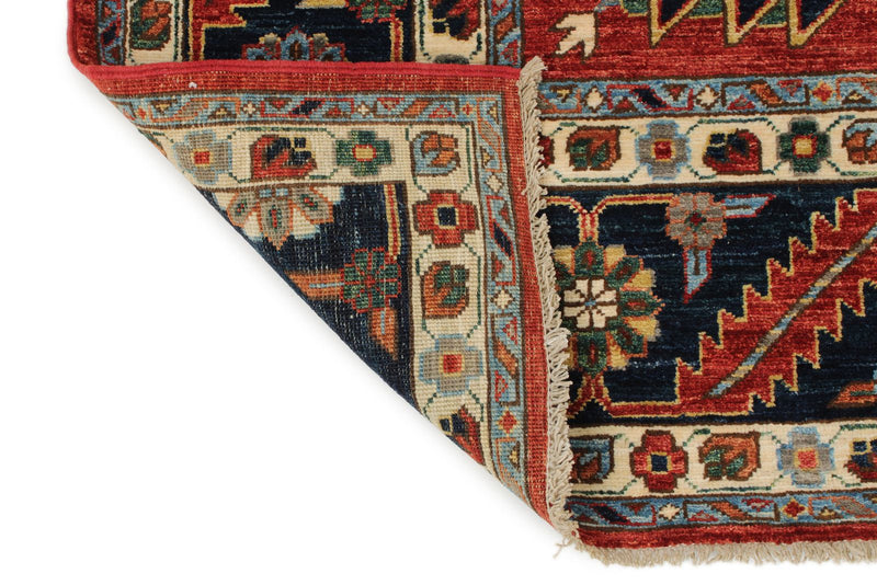 9x12 Red and Navy Anatolian Traditional Rug
