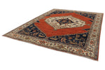 9x12 Orange and Ivory Anatolian Traditional Rug