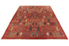 9x12 Rust and Multicolor Anatolian Tribal Rug
