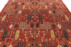 9x12 Rust and Multicolor Anatolian Tribal Rug