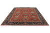 9x12 Burgundy and Navy Anatolian Tribal Rug