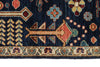 3x5 Navy and Multicolor Anatolian Traditional Rug