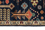3x5 Navy and Multicolor Anatolian Traditional Rug
